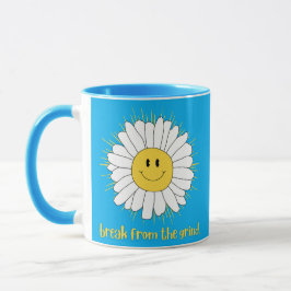 Leende blomma 3 kaffemugg