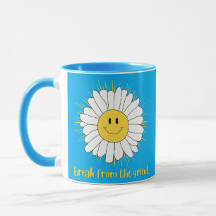 Leende blomma 3 kaffemugg