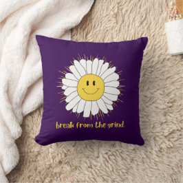 Leende blomma 3  kudde