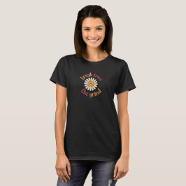 Leende blomma t-shirt