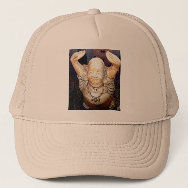leende buddha hat truckerkeps (Framsida)
