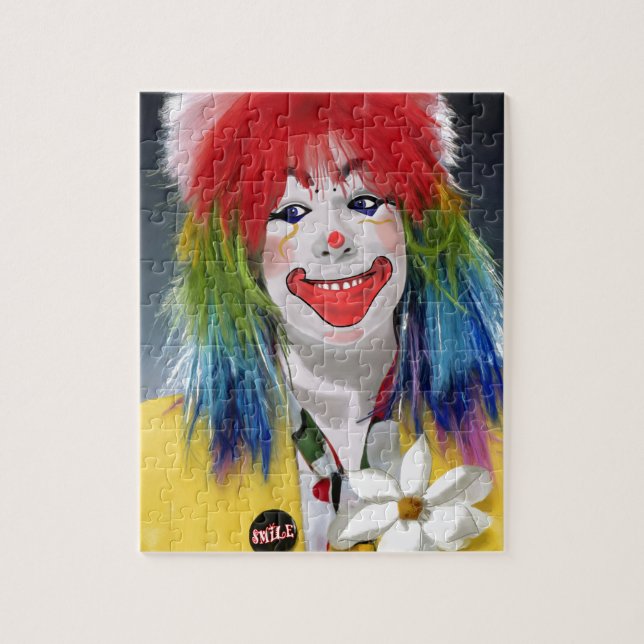 Leende Clown Pussel (Vertikal)