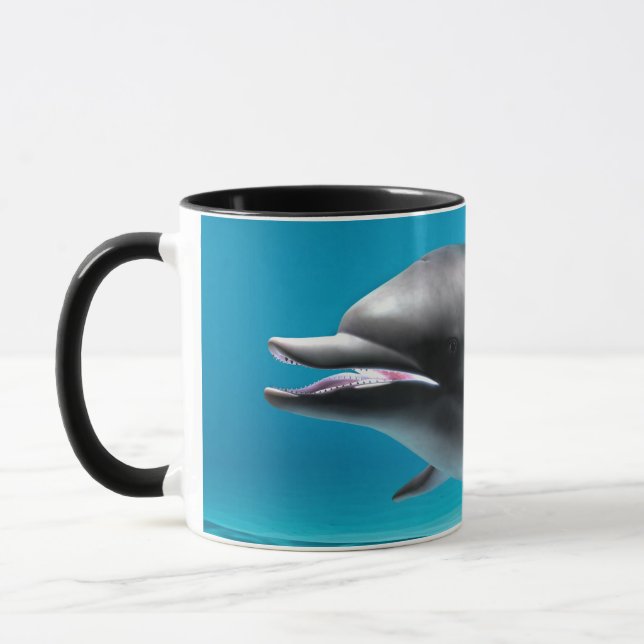 Leende delfin mugg (Vänster)