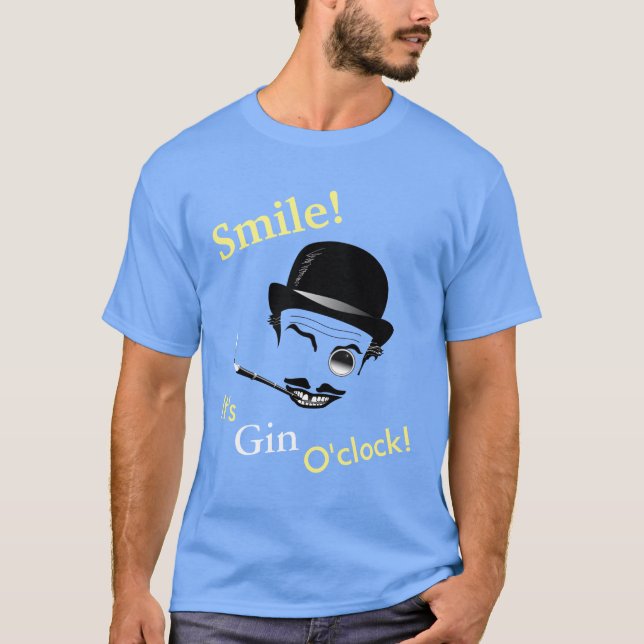 Leende! Det är Ginklockanet! T-shirt (Framsida)