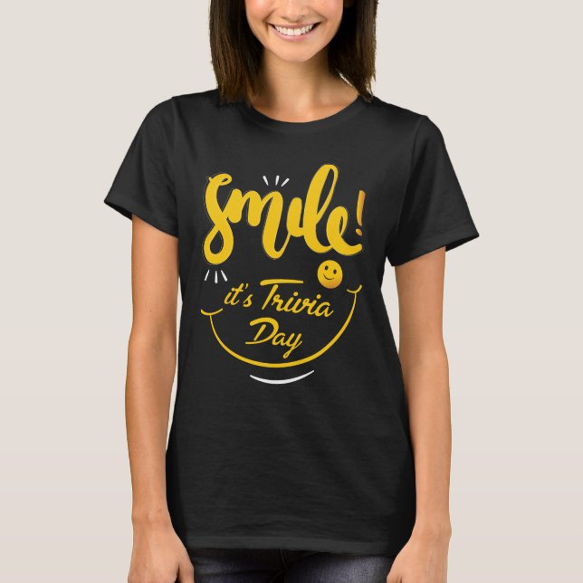 Leende! det är småsakerdagT-tröja T Shirt (Framsida)