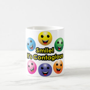 Leende! Det är smittsamt Kaffemugg