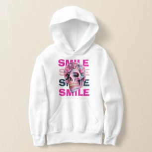 Leende Dödskalle Grafik T Shirt