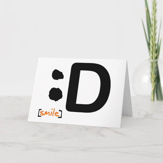 Leende…, Enormt kort (Framsida)