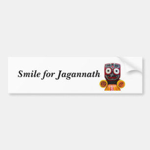 Leende för den Jagannath bildekalet Bildekal