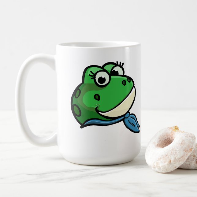Leende Groda Kaffemugg (Med munk)