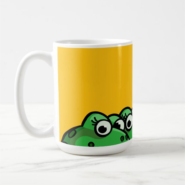 Leende grodor kaffemugg (Vänster)
