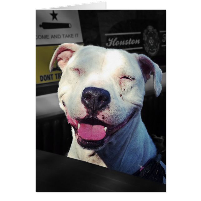 Leende Hälsningskort (Framsidan)