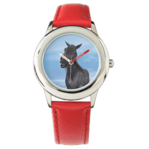 Leende häst armbandsur