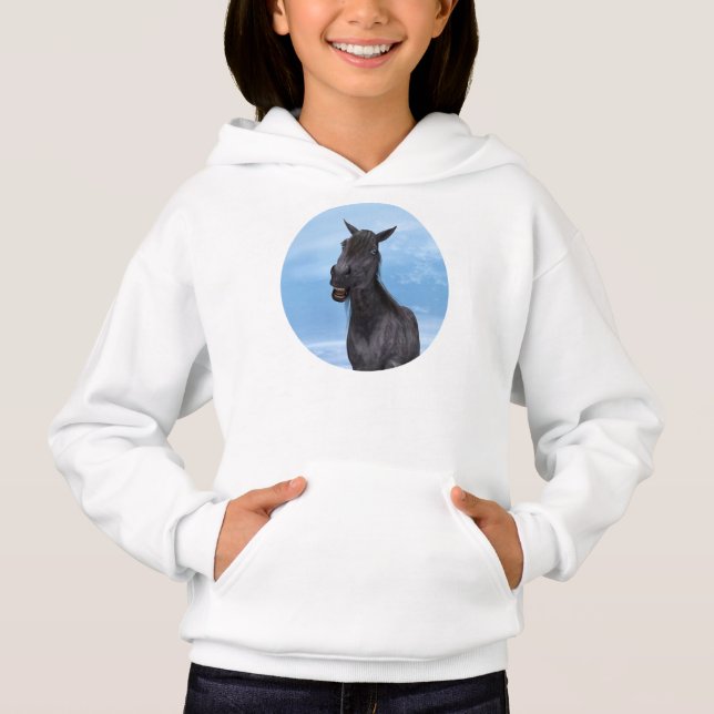 Leende häst tee shirt (Framsida)