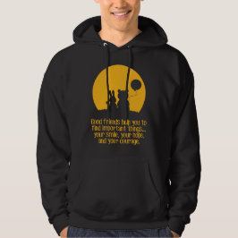 Leende, hopp, mod hoodie