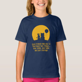 Leende, hopp, mod t shirt