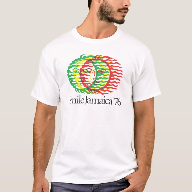 Leende Jamaica 1976 Tee (Framsida)
