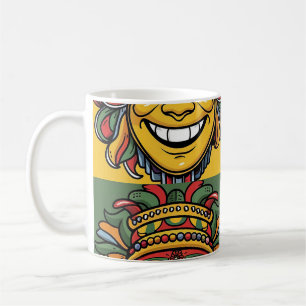 Leende Masker Kaffemugg