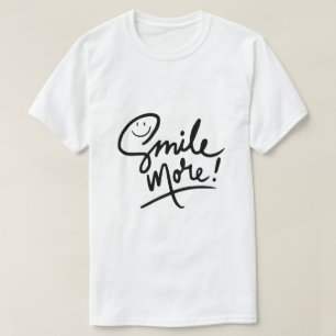 Leende Mer – Positiv Typografi T Shirt