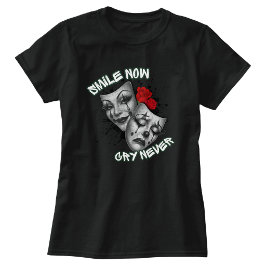 Leende nu gråt aldrig T-shirt