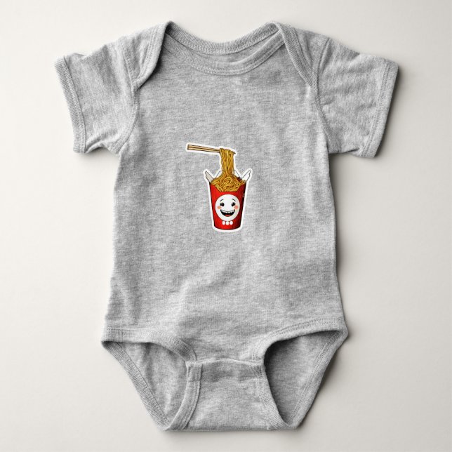 Leende nudlar t shirt (Framsida)
