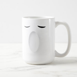Leende och gäspning kaffemugg