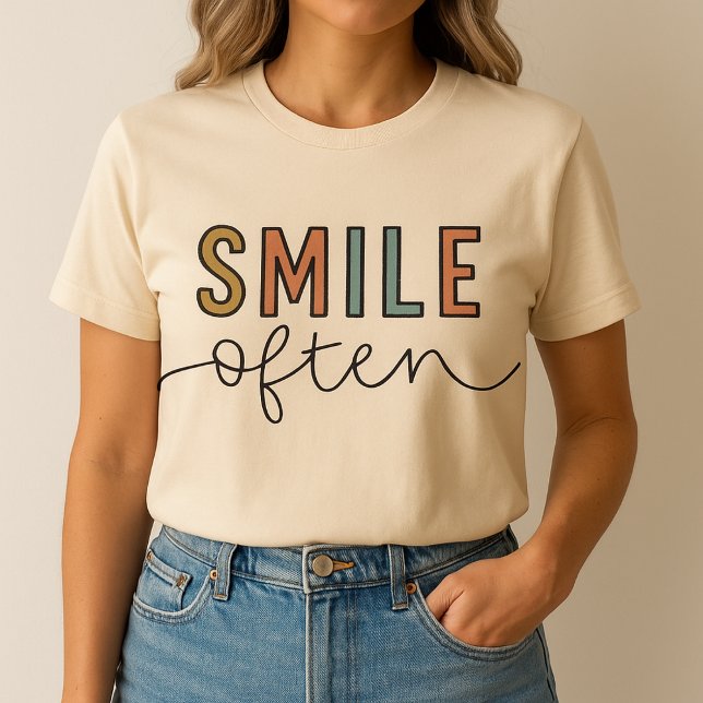 Leende Ofta t-shirt design (Skapare uppladdad)