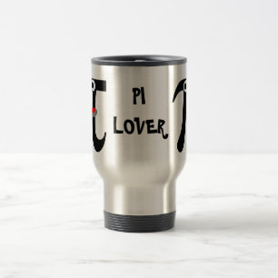 Leende Pi-älskare aluminiumresemugg Resemugg