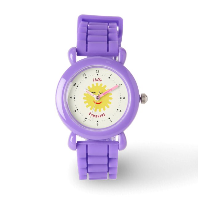 Leende sol armbandsur (Framsida)