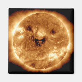 Leende sol från NASA:s solobservatorium Magnet