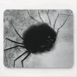Leende spindel av Odilon Redon, Vintage Halloween Musmatta