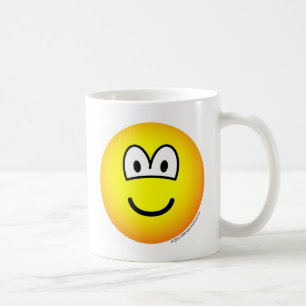 Leende! stor tellowemoticon kaffemugg
