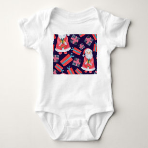 Leende tomte, akvarell jul sömlös. t shirt