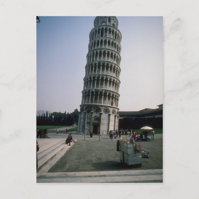 Leende Torn i Pisa, Italien Vykort (Framsida)