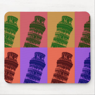 Leende Torn i Pisa Pop Art Musmatta