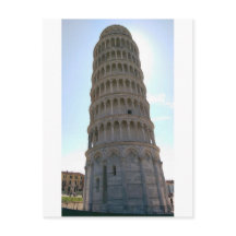 Leende Torn i Pisa Postcard