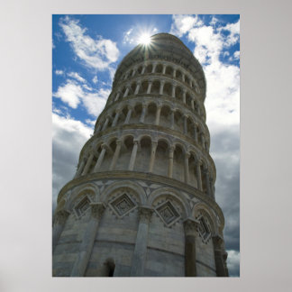 Leende Torn i Pisa Poster