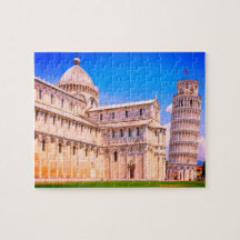 Leende Torn i Pisa Puzzle