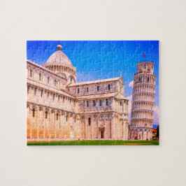 Leende Torn i Pisa Puzzle Pussel