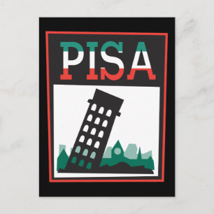 Leende Torn i Pisa Vykort