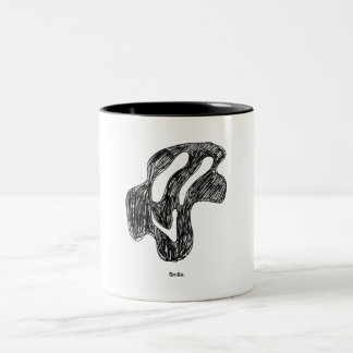 Leende Två-Tonad Mugg