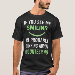 Leende volontär t shirt