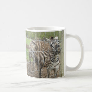 Leende zebra kaffemugg