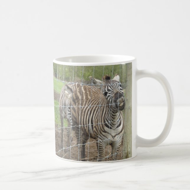 Leende zebra kaffemugg (Höger)