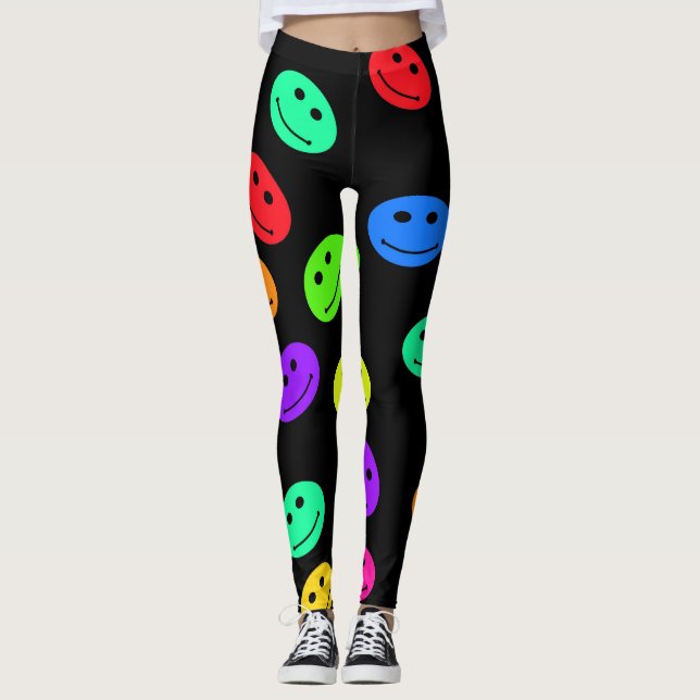 Leendeansiktedamasker Leggings (Framsida)