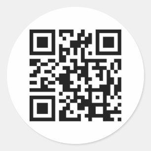 LEENDEGUDKÄRLEKAR DIG! (QR kodifierar produkten), Runt Klistermärke