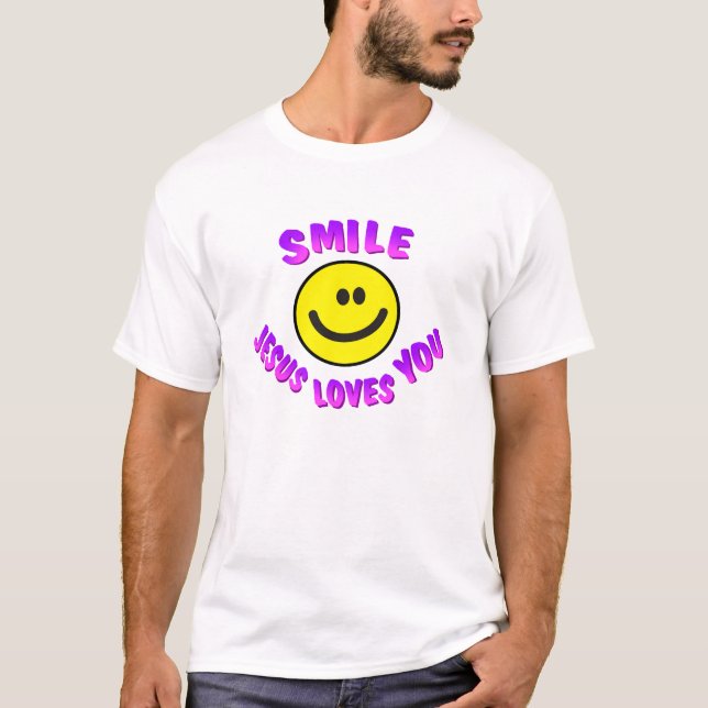LeendeJesus kärlekar dig Tee Shirt (Framsida)