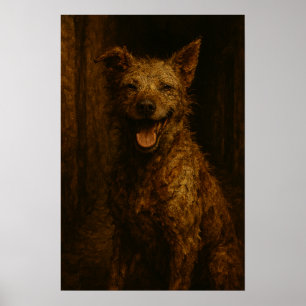Leenden är gratis: Sträv grändhund Poster