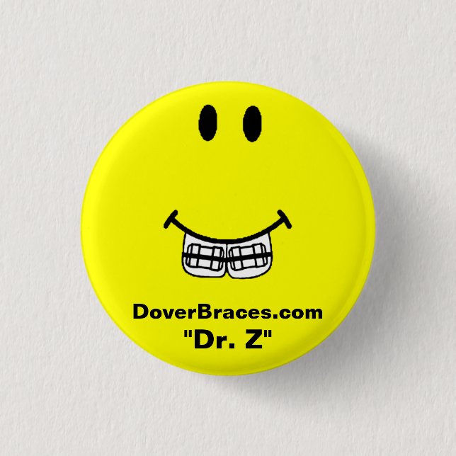 Leendet avbildar, DoverBraces.com, "Dr. Z ", Knapp (Framsida)
