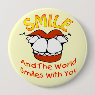 Leendet och världen ler med dig knapp